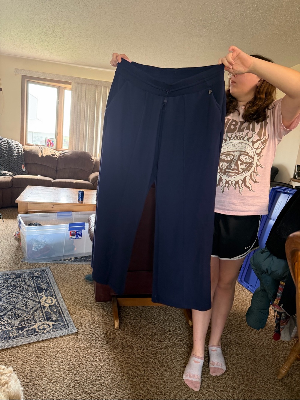 Livi Active Navy Wide Leg Pants